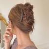 Vintage Kreativer Magischer Haarkamm Doppelte Reihe Elastischer Haarkamm Scheibenförmiger Haarclip Für Frauen Kopfschmuck Haarkamm Haarclip Mode Haare