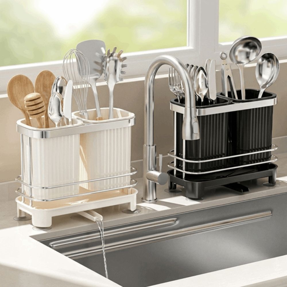 Light Luxury Chopstick Storage Rack Multi-functional Cutlery Drain Stand Cutlery Storage