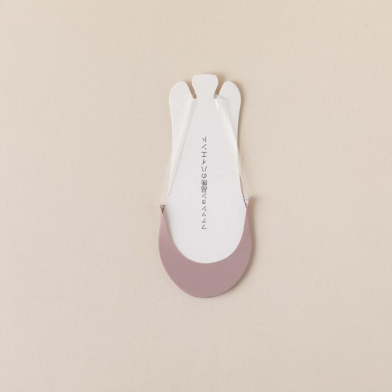 Half Palm Cotton Sling Socks for Women High Heeled Sandals Summer Boat Socks Shallow Mouth Non-Slip Invisible Socks