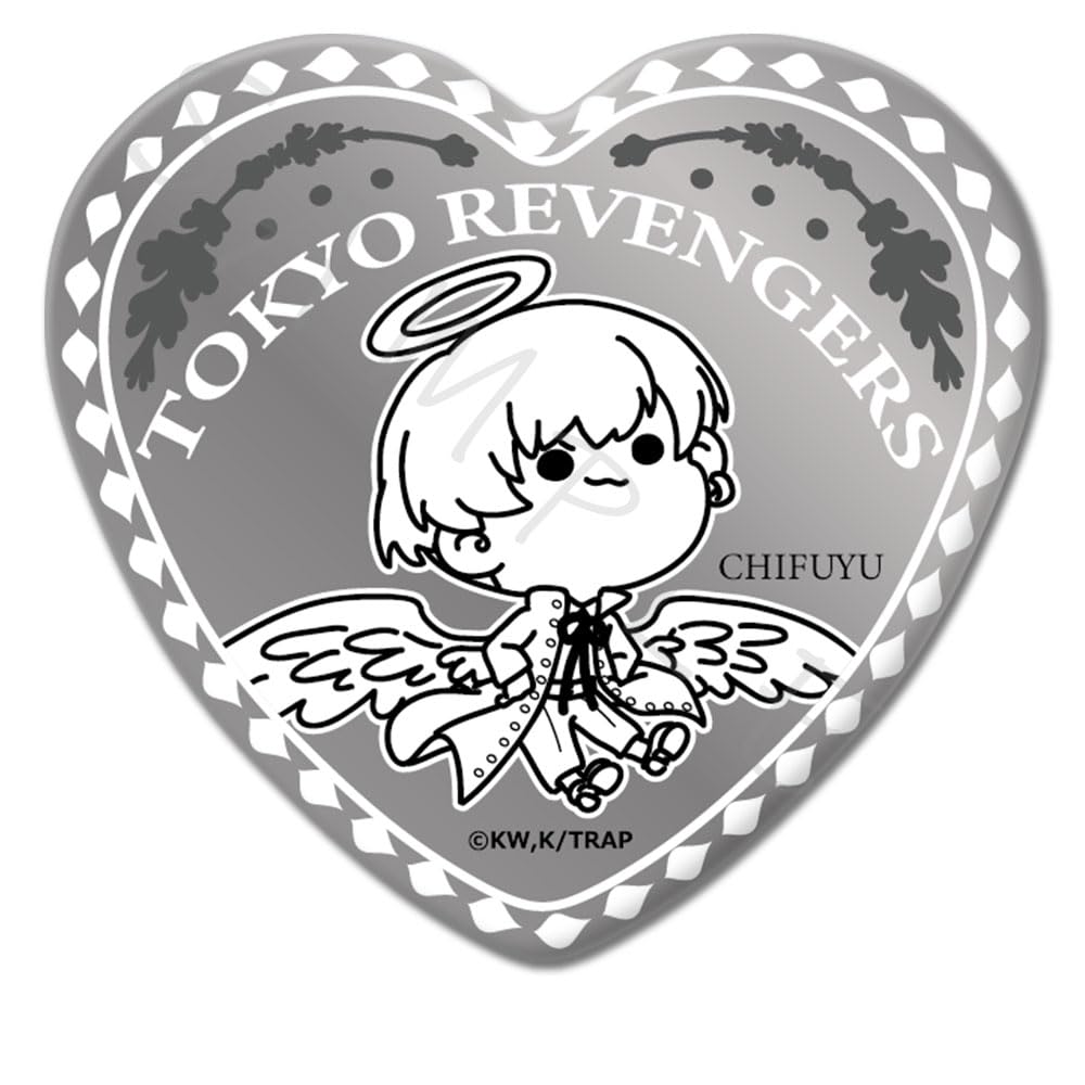 

Chifuyu Matsuno 6th edition can badge Mocho YF Tokyo Revengers Heart-shaped