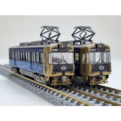 Railway Collection Tetsuro Keihan Electric Railway Otsu Line 600 Series 4th Edition, Mount Hiei and Lake Biwa, Corridor of Mountains, Water, and Light