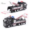 Puntos Kids Toy Realistic Alloy Police Rescue Transport Vehicle Pull back Car Eucation