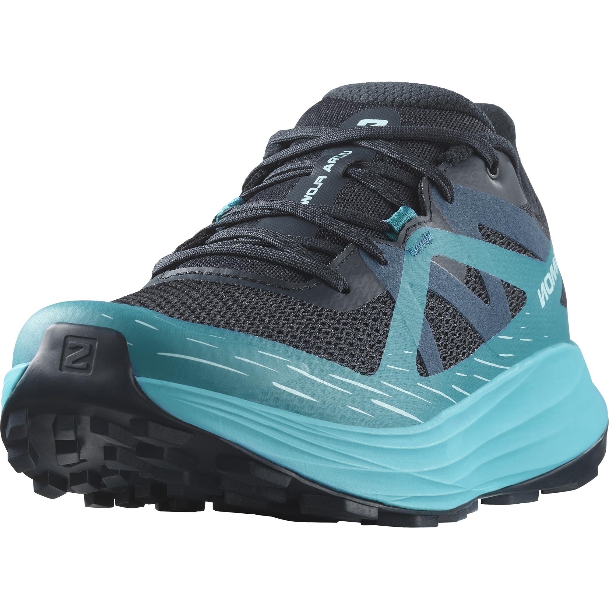 

Salomon Trail Running ULTRA FLOW Dive cm Men s Carbon/Tahitian Tide/Deep 27.0