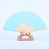 Handheld Fan Blank Folding Fan DIY Wedding Decoration Bamboo Hand Held Fan Craft