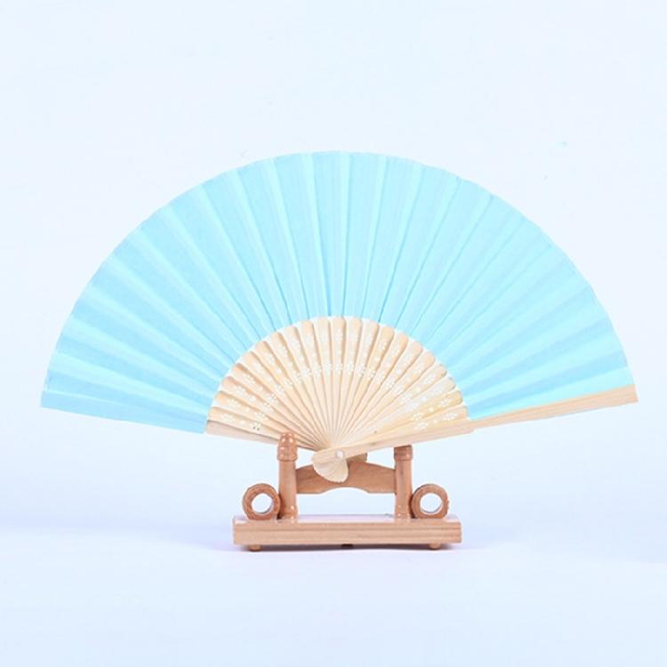 Handheld Fan Blank Folding Fan DIY Wedding Decoration Bamboo Hand Held Fan Craft