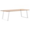 Vidxl Nogi Do Stołu Jadalnianego, 2 Szt., Białe, 90X(72-73) Cm, Stal