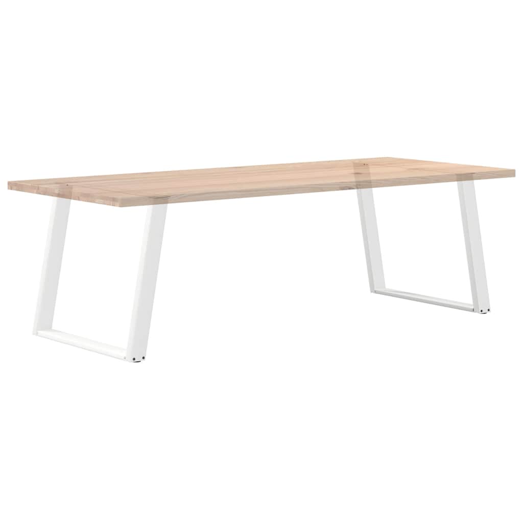 Vidxl Nogi Do Stołu Jadalnianego, 2 Szt., Białe, 90X(72-73) Cm, Stal