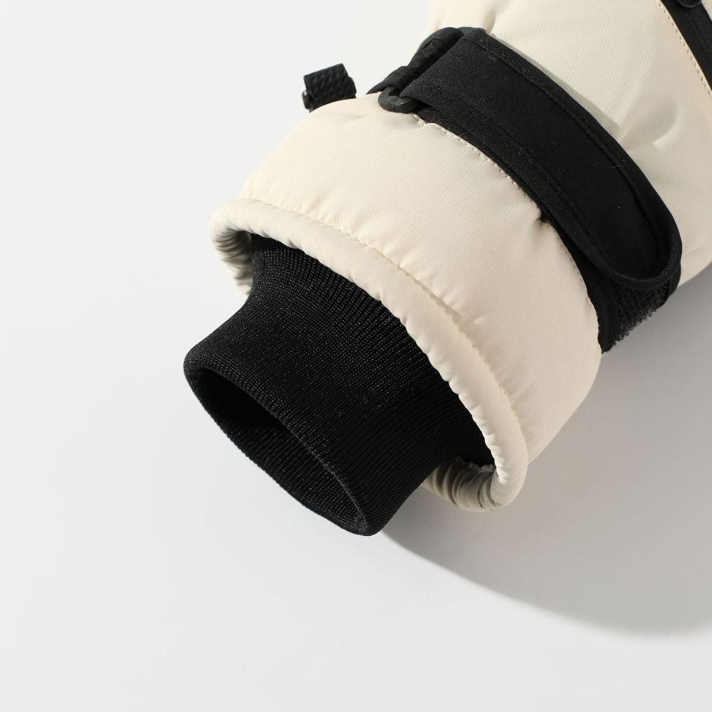 With Zippered Pocket Touchscreen Gloves Full Finger Motorcycle Gloves Windproof Ski Gloves  Camping