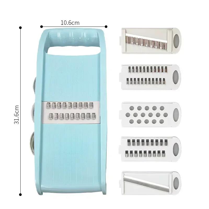 Mandoline Slicer for Kitchen 5-in-1 Mandoline Food Slicer,Potato/Cheese/Vegetable/Carrot/Cucumber Grater