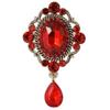 Retro Glass Pearl Brooch Pendant: Women's Anti-Exposure Corsage Collar Pin