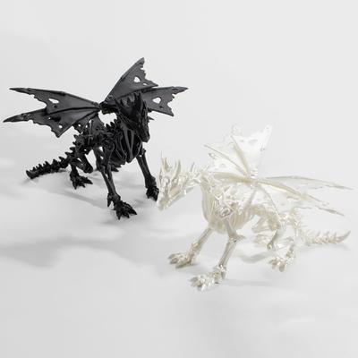 3D Printing Skeleton Flying Dragon Dinosaur Model Joints Movable Wings Detachable Stereo Simulation Hand-made Ornaments Gifts