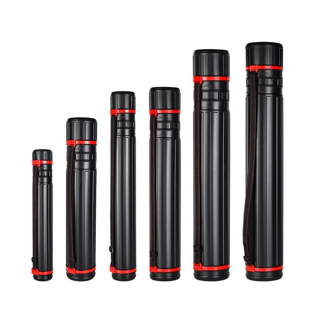 Telescoping Art Transport Tube Easy To Store Multipurpose Retractable Drawing Cylinder for Maps Canvas Traveling Designers