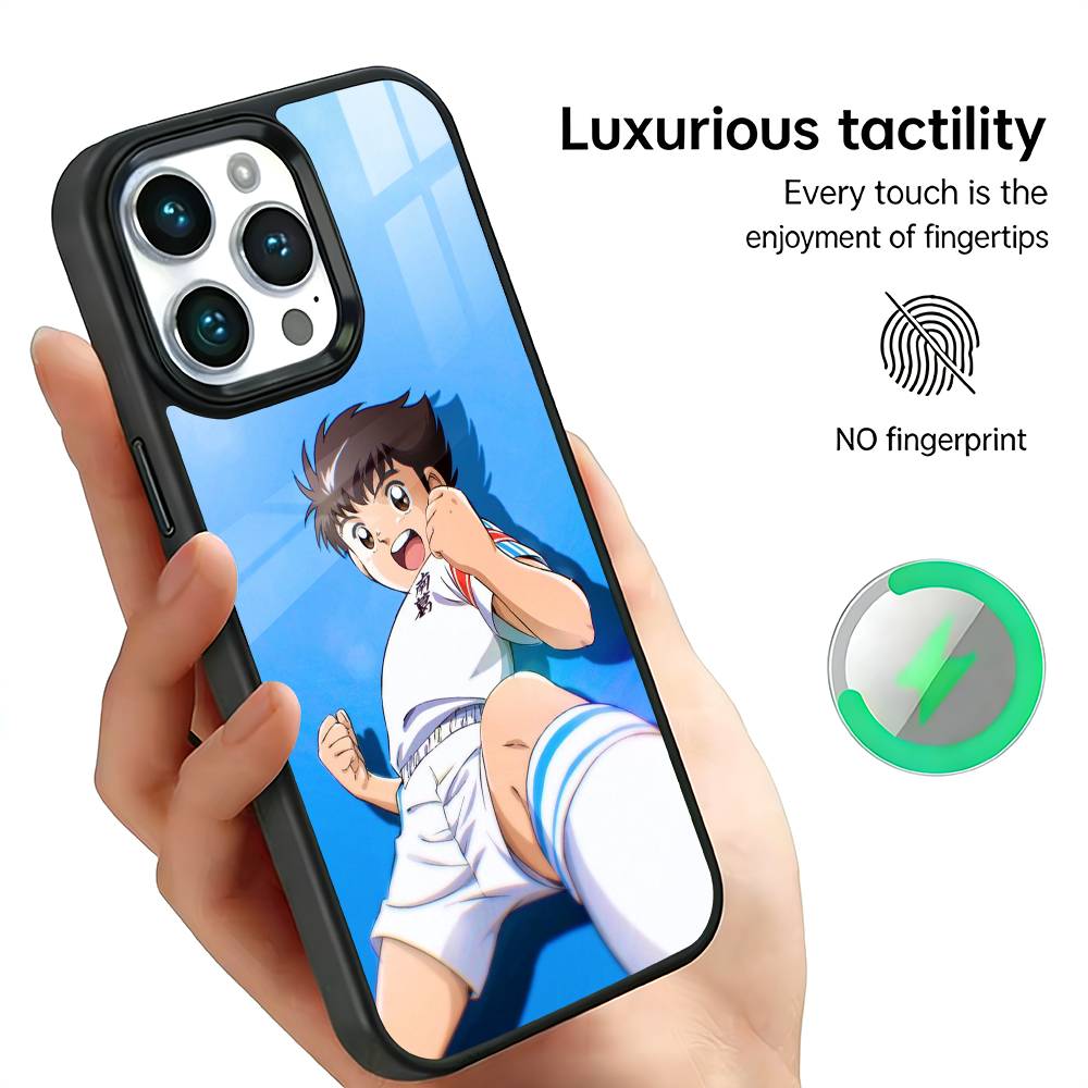 Anime C-Captain T-Tsubasa Phone Case For iPhone17,16,15,14,13,12,11 Plus,Pro Max For Magsafe Wireless Charging