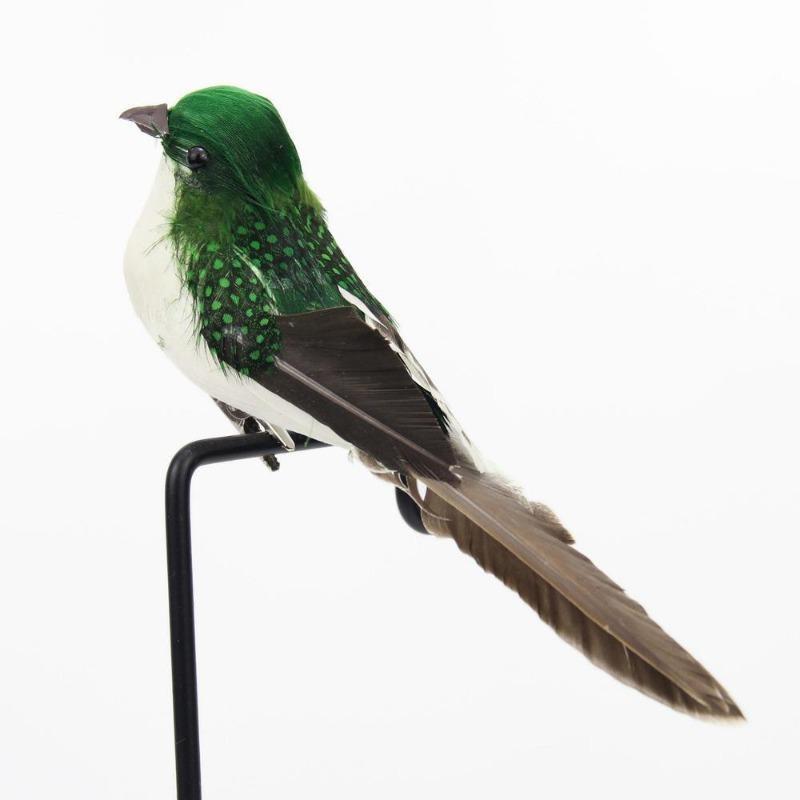 2025 NEW Artificial Feather Bird Garden Floral Decoration Bird Foam Feather Products Fake Sparrow 1pcs