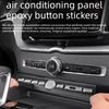 For Volvo XC60/XC90/S60/S90/V60/V90 Central Control Gear Button Sticker Start Knob Epoxy Protective Sticker Interior Accessories