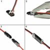 10 ks/sada 2-pinové konektory pre káble, svorky na pripojenie vodičov, svorka pre pripojenie terminálu v automobilovej elektroinštalácii