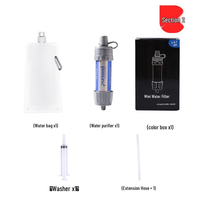 Portable Outdoor Water Filter Straw