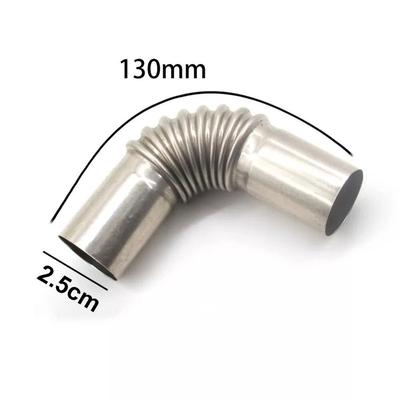 2pcs 25mmElbow Pipe Air Diesel Parking Heater Exhaust Pipe Connector Stainless Steel Air Parking Heater Tube