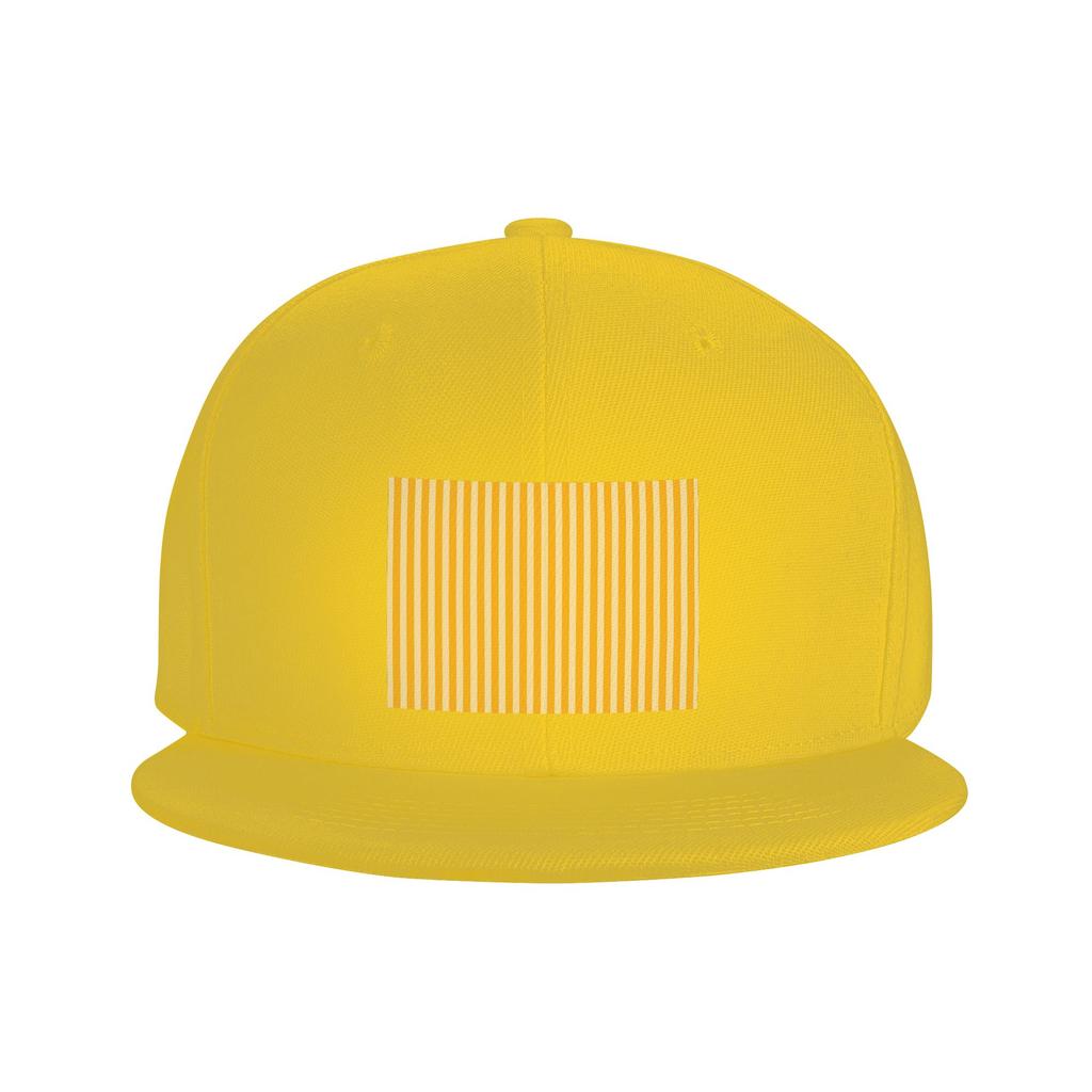 Striped Vertical 2 Yellow Baseball Caps Snapback Fashion Baseball Hats Breathable Casual Casquette Outdoor for Unisex