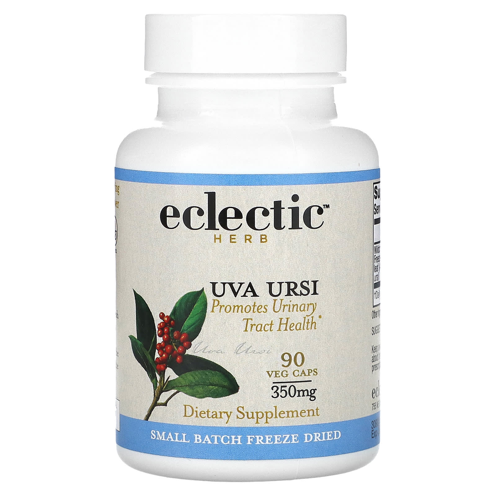 

Uva Ursi, 350Mg, 90 Veggie Capsules