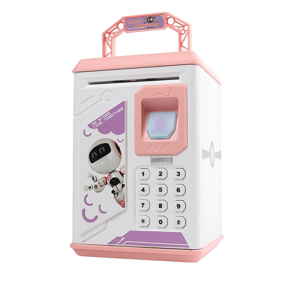 Automatic volume password safe money ATM piggy bank Mini safe Creative piggy