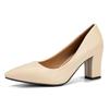 Fashion Fashion Single Shoes Women's Thick Heel Autumn New Pointed Work Shoes