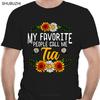 Men Funny T Shirt Fashion Tshirt My Favorite People Call Me Tia Sunflower Version  Women T-shirt