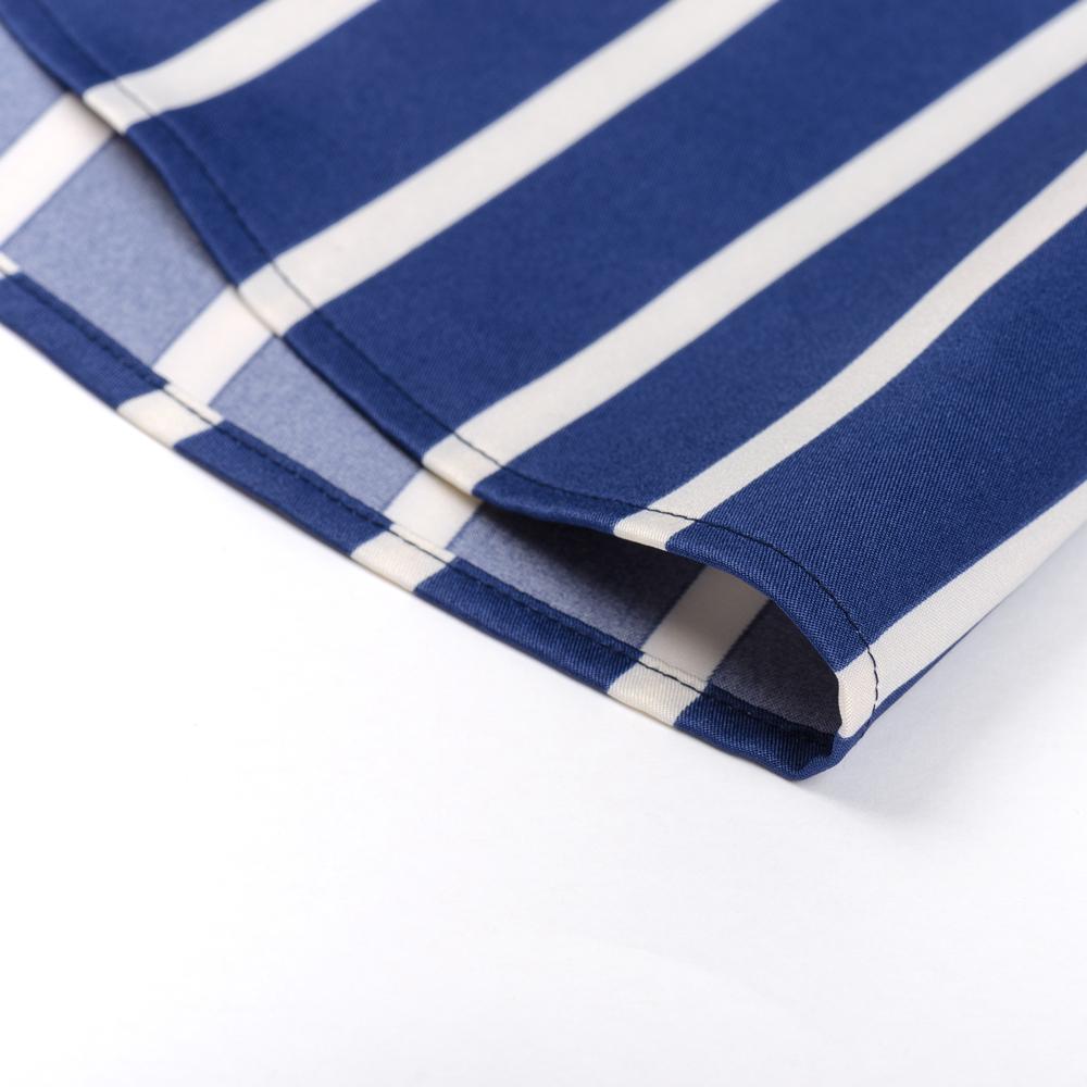 Men's Striped Lapel Collar Design Iron-Free Dress Shirts, Long Sleeve Stretchy Casual Button Up Shirt For Formal Occasions