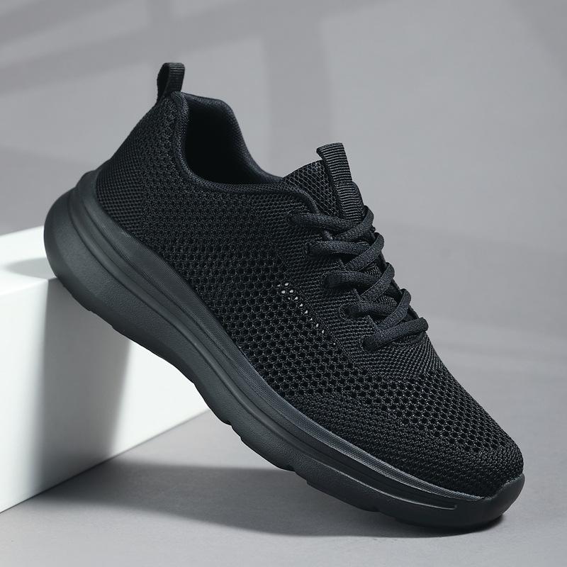 Spring and summer new shoes men's spring new fashion leisure sports breathable mesh single shoes flying weaving men