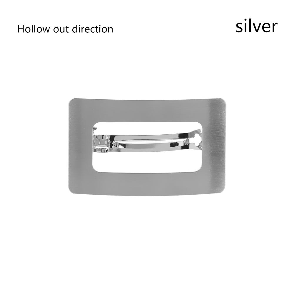 Women Hair Accessories Barrettes Metal Hairgrips Geometry Hair Clip Girls Hairgrips Horsetail Clip