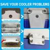 Heavy Duties Plastic Hinges Latches Replacement For Coolers Box Ice Chest With Smooth Operations Safe Locking Mechanism