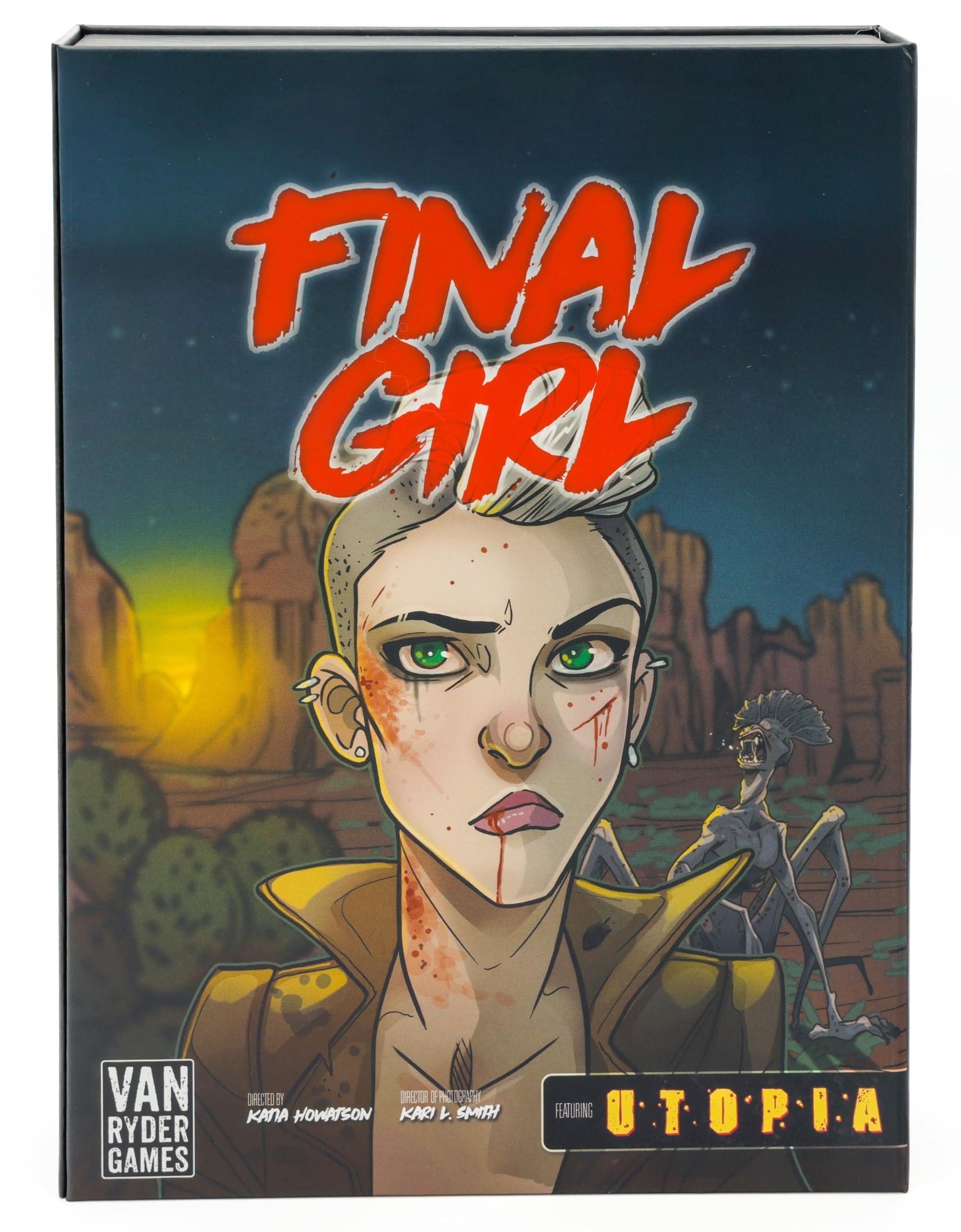 

Van Ryder Games Horror Board Game Final Girl Make a Sound Feature Film Box Requires Core Box 1 Player Minutes of Gameplay Teens Ages - - - Don t - - -