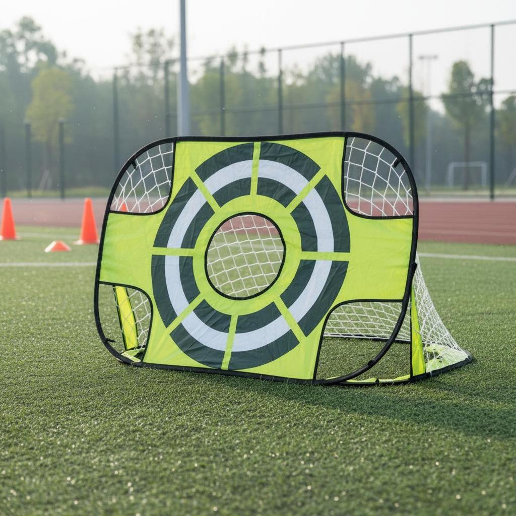 Folding Soccer Goal Foldable Kids Target Set Multi-Function Sports Gear