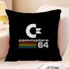 CCommodore Logo Cushion Cover Car Throw Pillow Case For Sofa Car Christmas Gift Xcm Xcm
