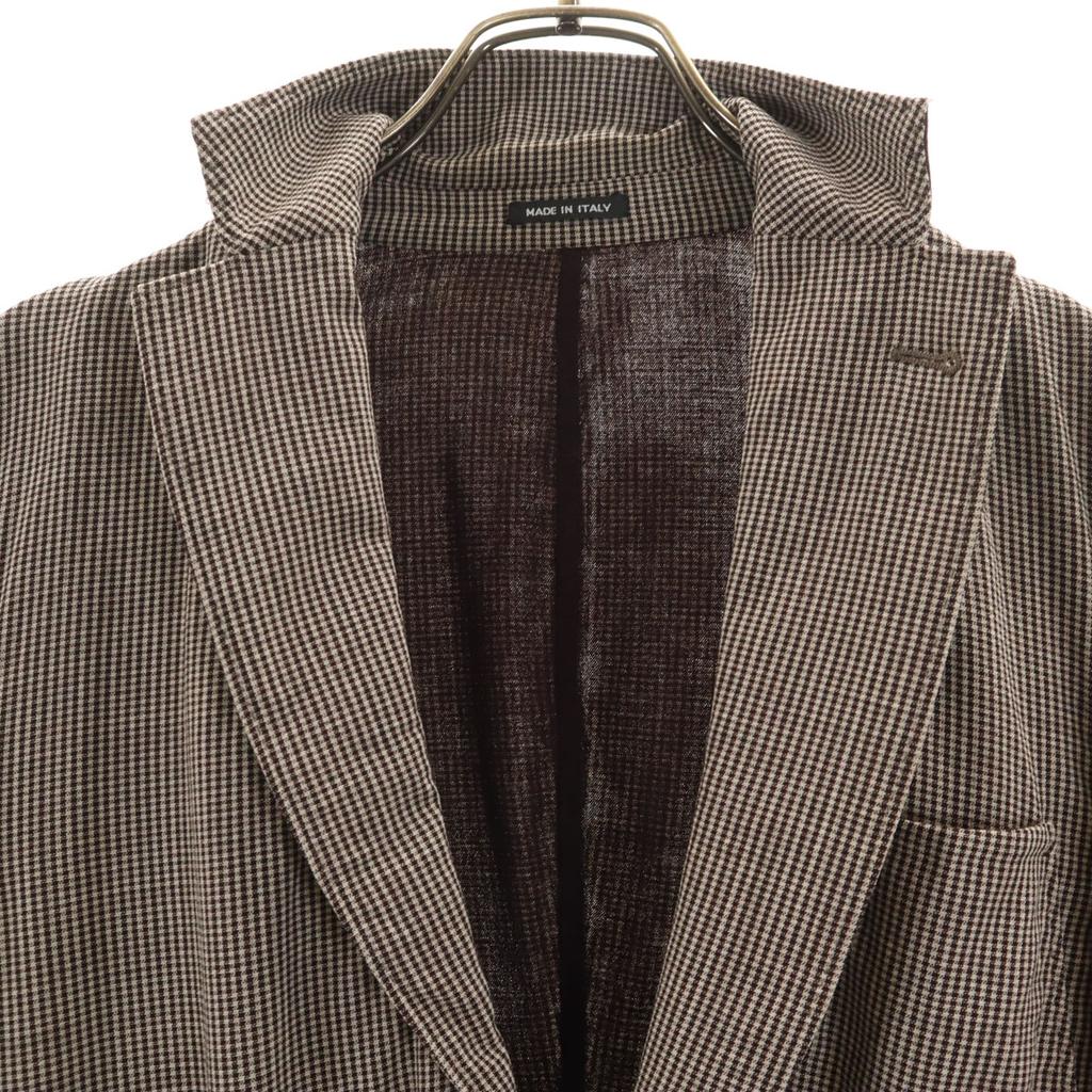 GIORGIO ARMANI Overall handle tailored jacket 44 Brown Ancon Men's Used