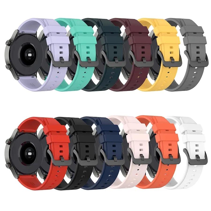 22mm Silicone Watch Strap For HUAWEI WATCH GT4 46mm Watch 4/3 Pro Smartwatch band for Huawei Watch GT Runner Belt Accessories