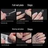 Frosted Almond & Square Nail Tips - No Filing Needed, Full/Half Cover, Ideal for Salons