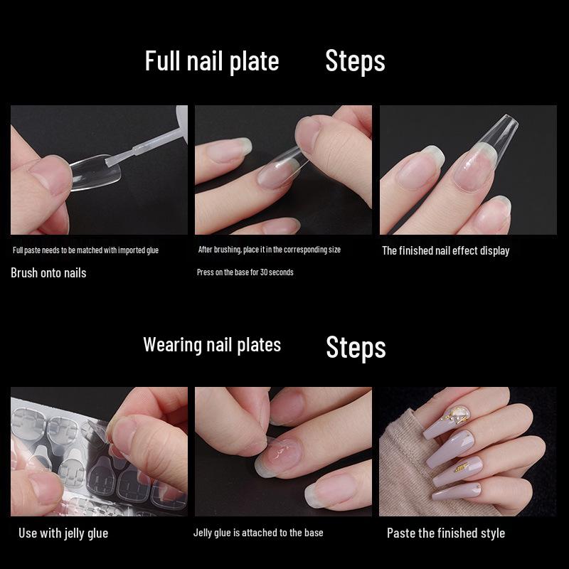 Frosted Almond & Square Nail Tips - No Filing Needed, Full/Half Cover, Ideal for Salons