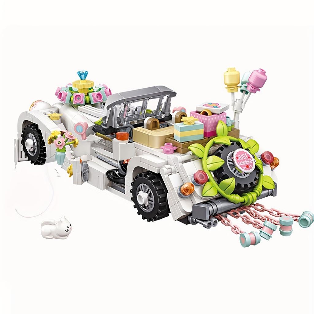 Wedding Car Building Block Set - Educational Fun Assembly Toy Gift For Children