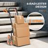 Six-Wheel Folding Sack Barrow Trolley - Black/Orange