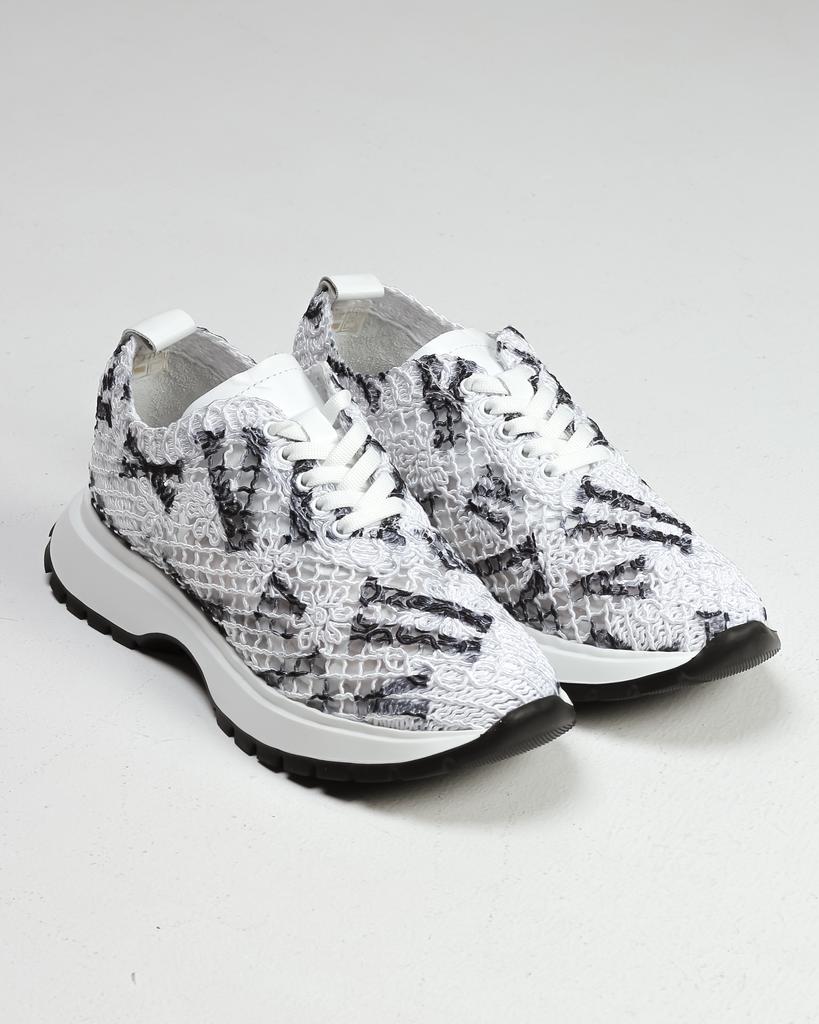 Women's Sneakers Phany 1361 36 White-black Textile