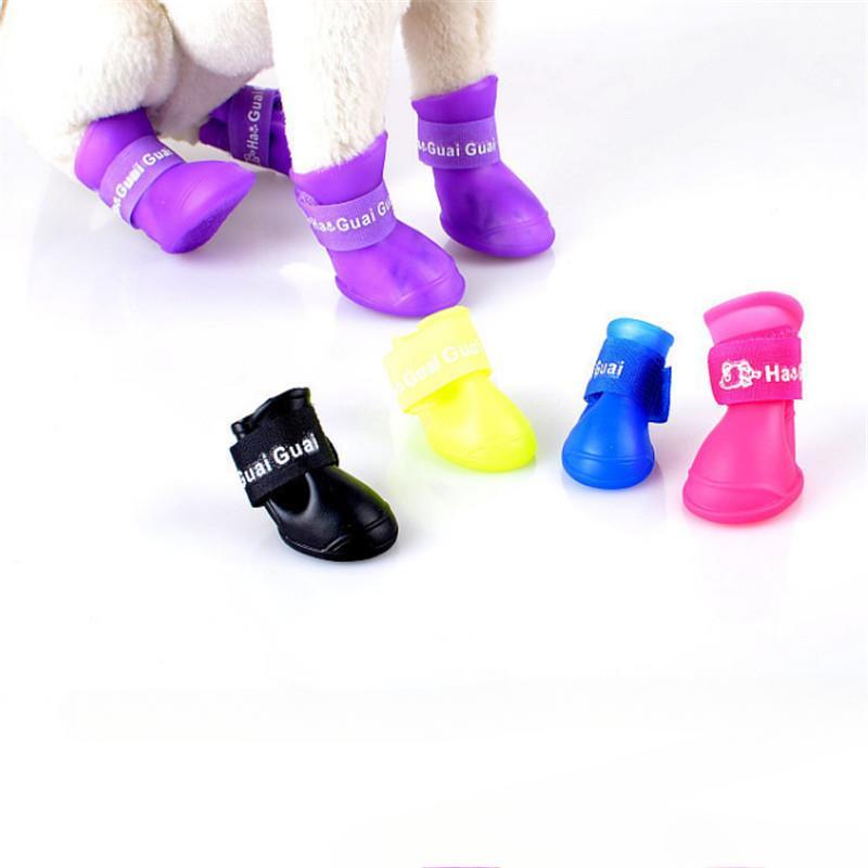 Pet Supplies Dog Rain Boots Four Seasons Anti-mud Waterproof Wear-resistant Breathable Comfortable Rain Boots