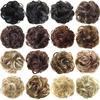 Famous Beautyful Lady Wavy Bud Synthetic Extension Hair Bun Curly Chignon Hairpieces