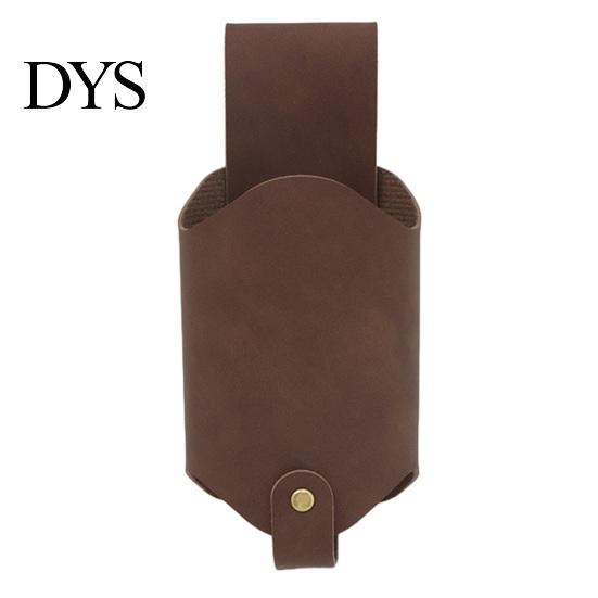 Hands Free Beer Carrier Waist Hanging Holder, Faux Leather Soda Beverage Drink Can Outdoor Holster Portable for Belt, Accessories Lovers Pouch