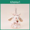 Plush Rabbit Keychain With Bow And Dress Decoration For Gift And Decoration
