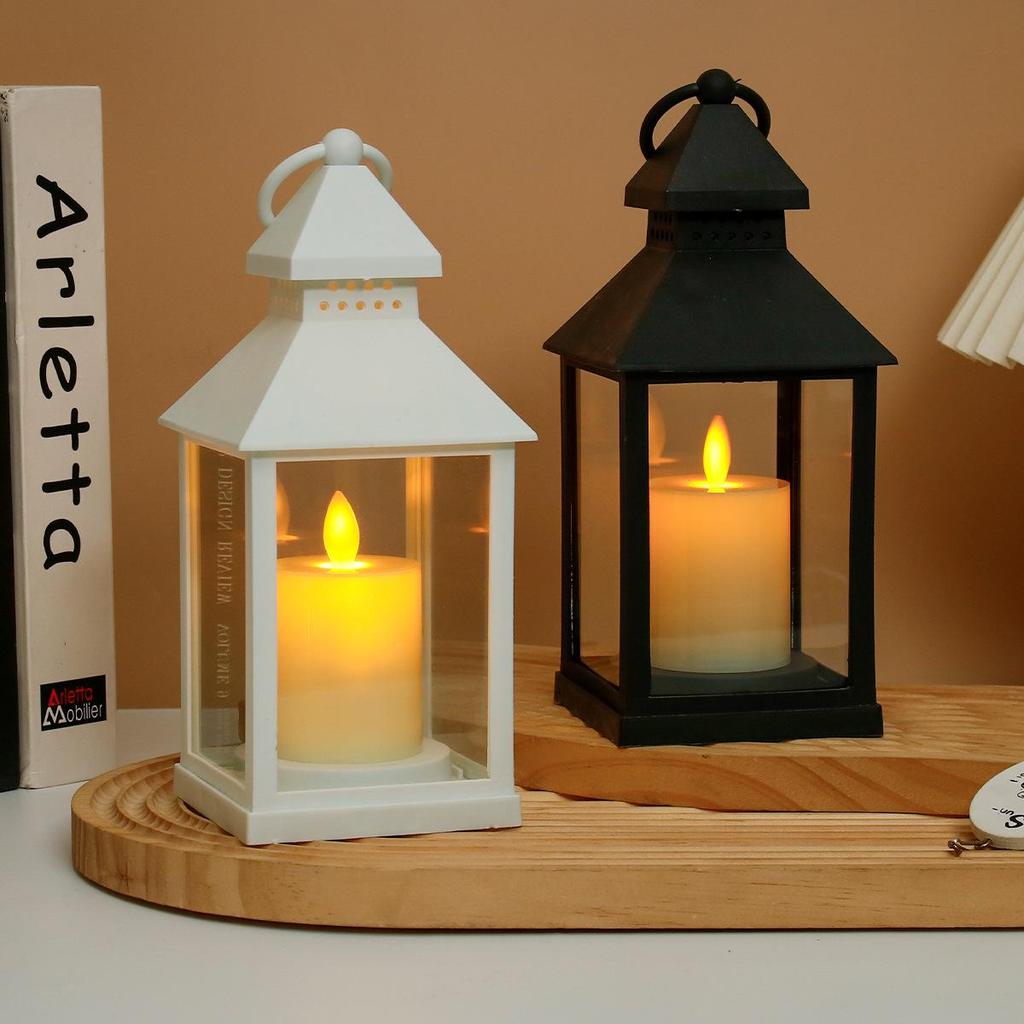 Nordic Retro Candle Lantern - Creative Outdoor and Desktop Lighting Decor