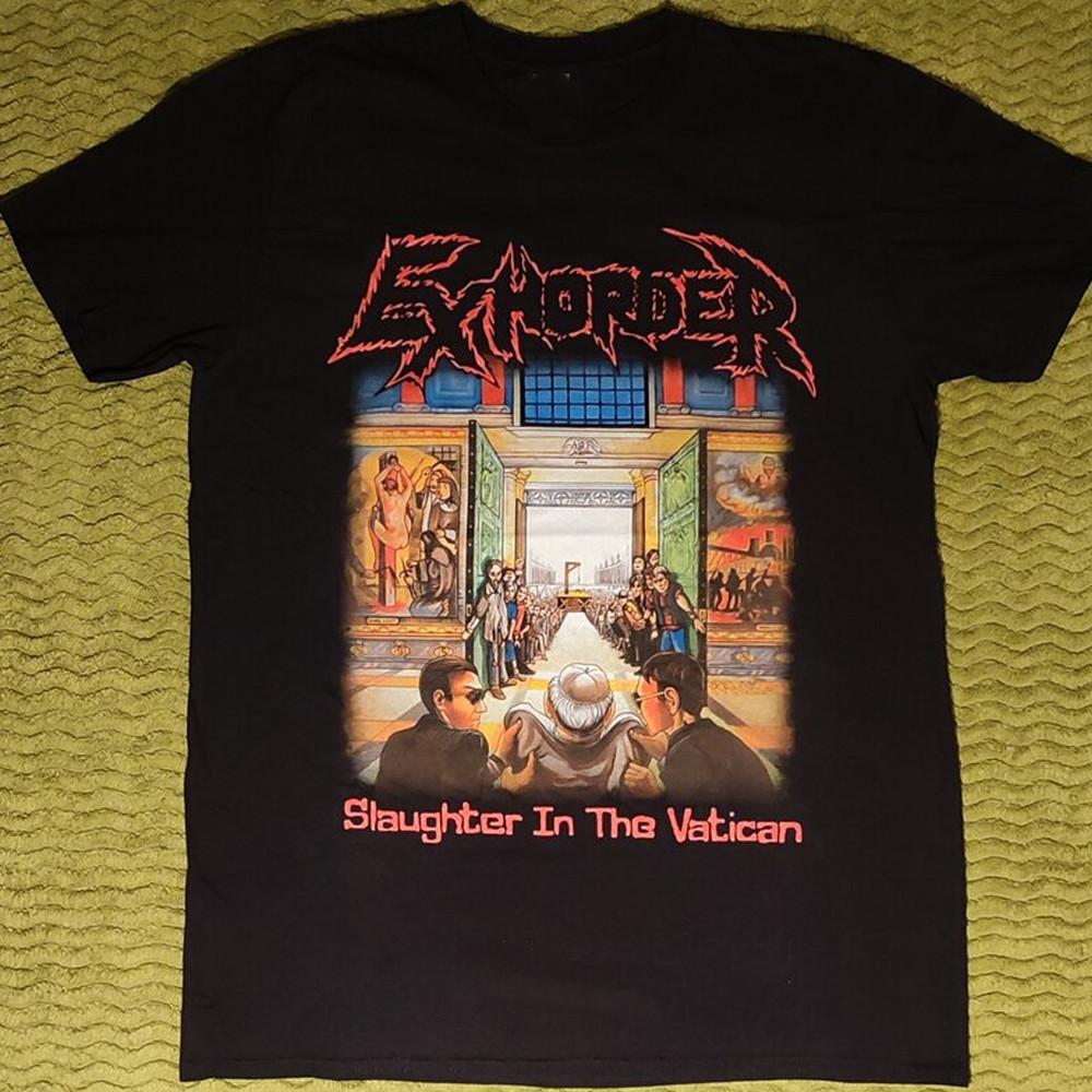 Exhorder, Exhorder - Slaughter In The Vatican Shirt Black Size S-5XL Tee OB893