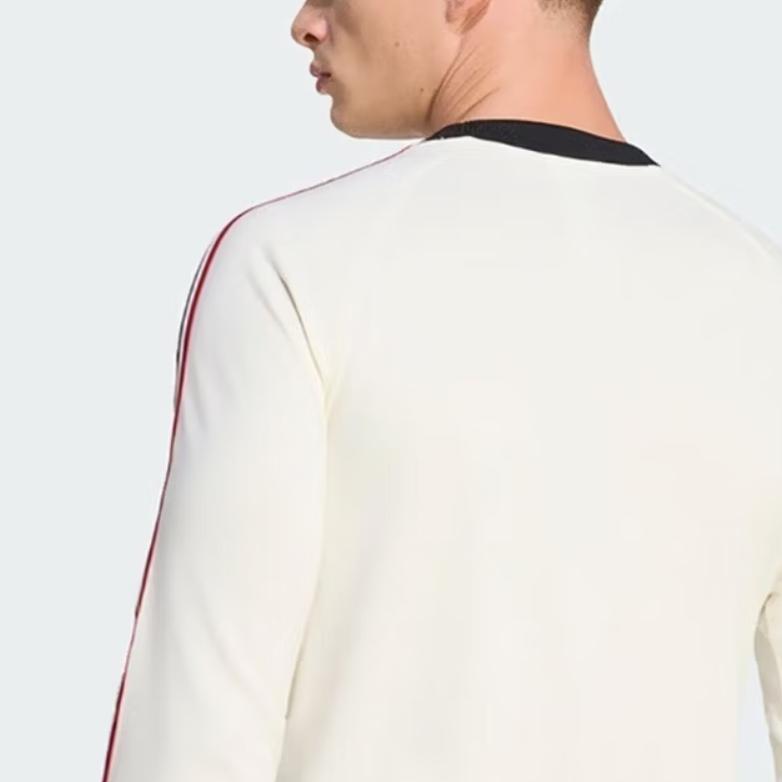 Adidas Manchester United Football Casual Retro Long Sleeve T-Shirt Men Tops JZ2235