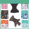 Ultra Soft Bamboo Charcoal Cloth Diaper For Babies With Adjustable Pocket Design