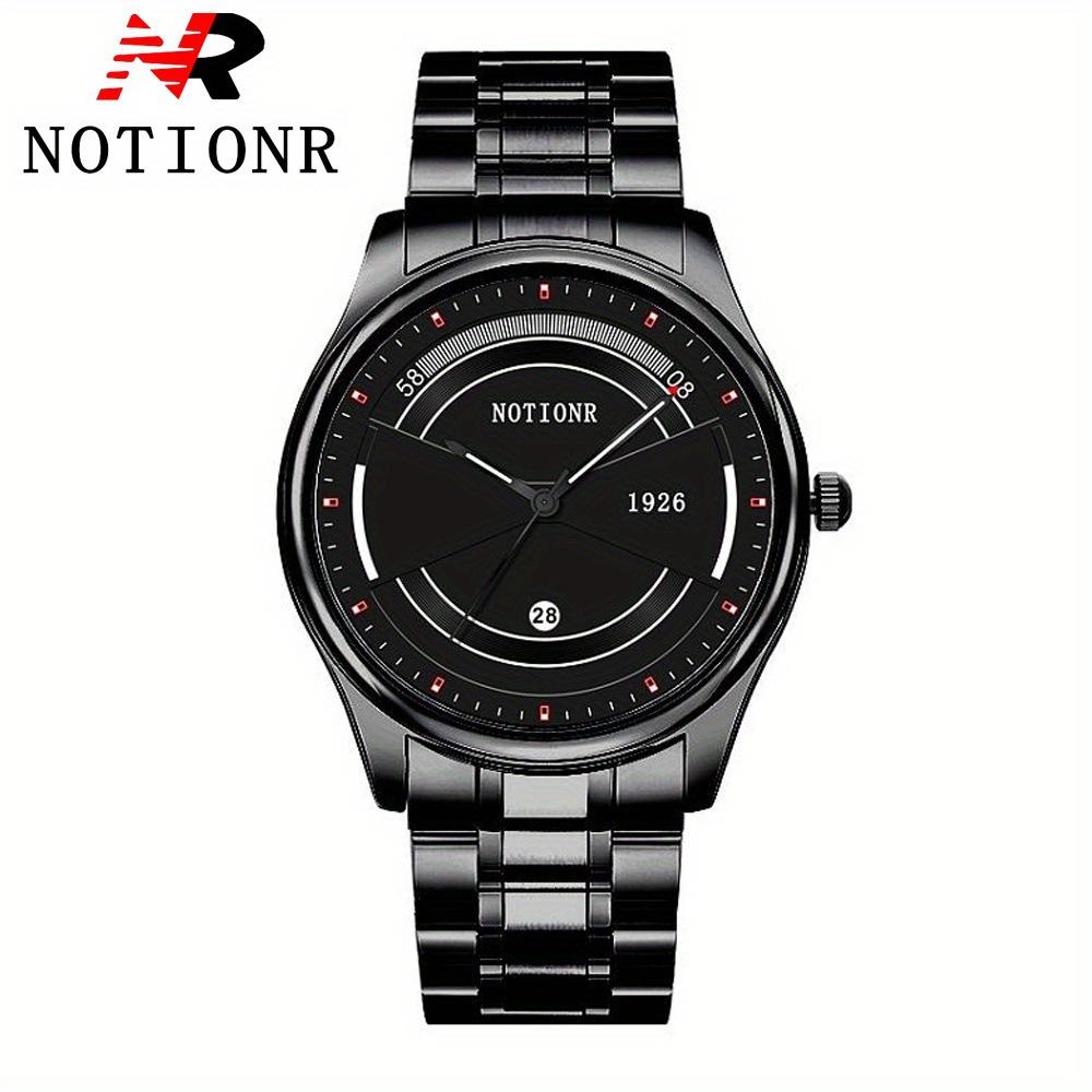 Men'S Stainless Steel Watch, Casual Simple Men'S Quartz Watch